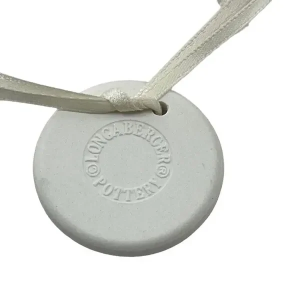 Longaberger Horizon of Hope Basket Tie-On Pink Floral 1998 Original Box Vintage - Picture 5 of 7